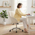 LauKingdom Ergonomic Adjustable Office Chair, Swivel Desk Chair with Backrest, Comfortable for Long Sitting, Modern Home Bedroom Chair