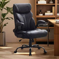 High Back Computer Desk Chair Adjustable Height, Office Chair with Backrest Tilt Angle, Home Gaming Chair with Lumbar Support Swivel Rolling Wheels