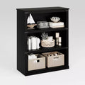 AcekoolFarmhouse Bookcase, Wood Low Bookshelf with Storage for Bedroom Living Room
