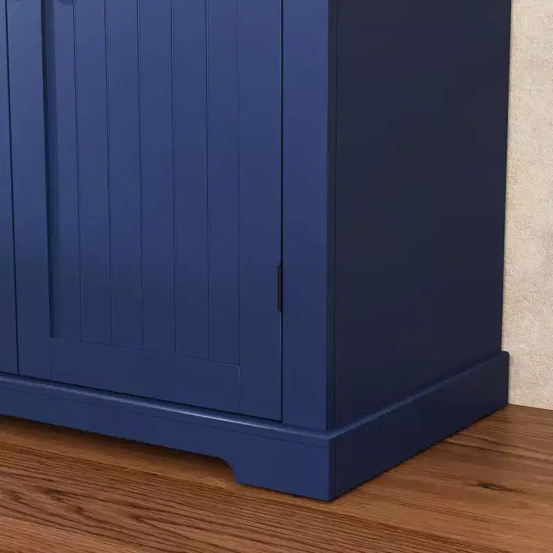 72 Tall Kitchen Pantry Cabinet with Microwave Stand, Freestanding Hutch Storage Cupboard with Doors and Shelves for Kitchen, Dining Room, Living Room