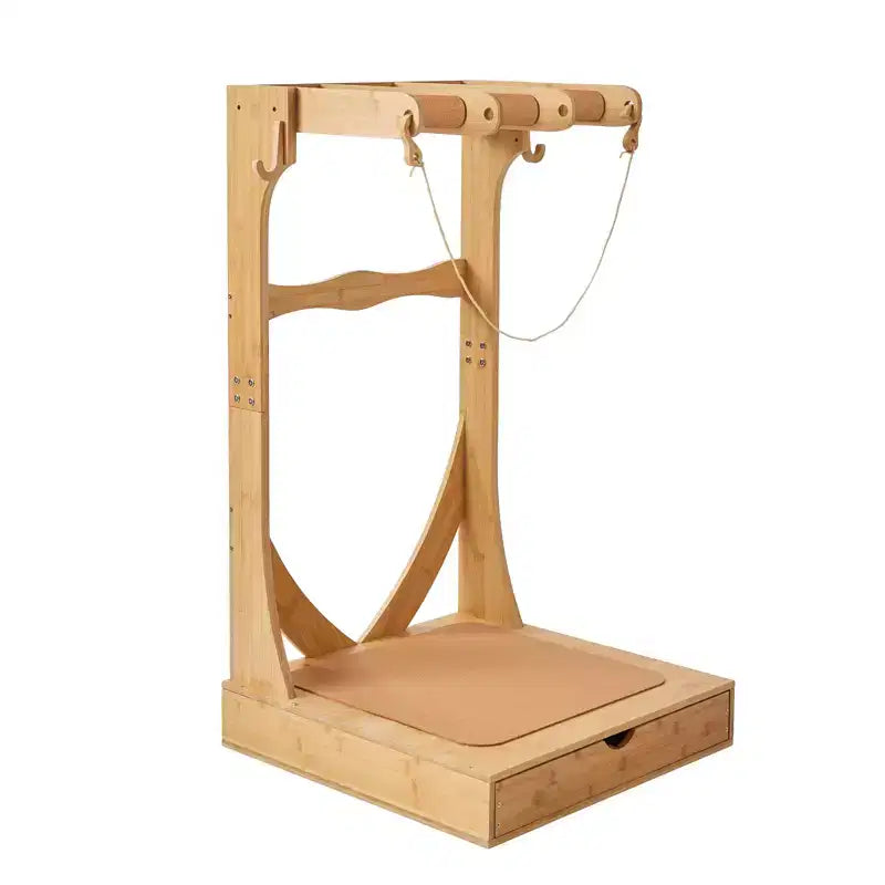 VEVOR Vertical Surfboard Stand, 3 Tiers Wooden Surfboard Rack for Storage and Display, Freestanding Board Stand Organizer, Wood Color