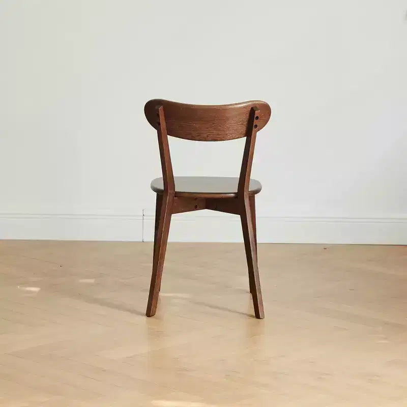 MAYEERTY Set of 2 Oak Dining Chairs, Wooden Chairs for Kitchen Dining Room Living Room