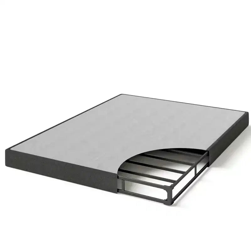 Zinus 5 Inch King WonderBox(TM) Smart Box Spring, Quick Assembly Mattress Foundation, Durable Metal Frame, Grey