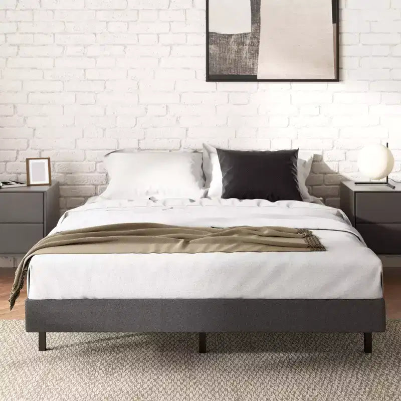 Zinus 5 Inch King WonderBox(TM) Smart Box Spring, Quick Assembly Mattress Foundation, Durable Metal Frame, Grey