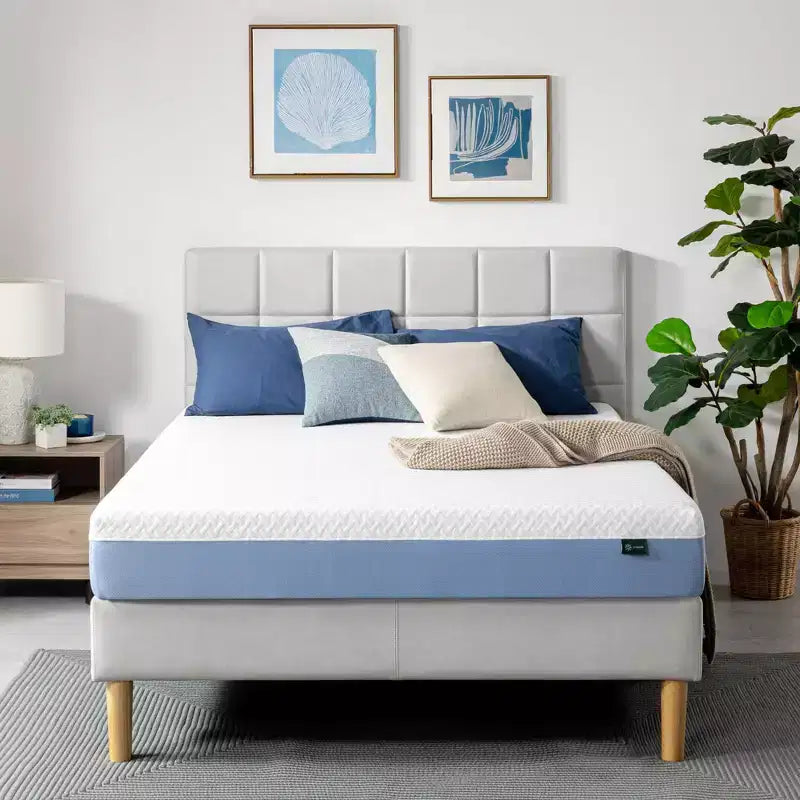 Zinus 8 Full Cooling Essential Memory Foam Mattress, Fiberglass-Free, Medium Feel, Breathable Cooling Layers, Certified Safe Materials