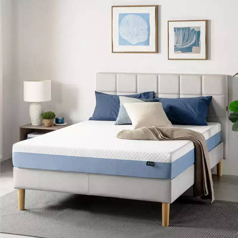 Zinus 8 Full Cooling Essential Memory Foam Mattress, Fiberglass-Free, Medium Feel, Breathable Cooling Layers, Certified Safe Materials