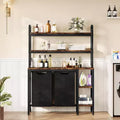 3-Tier Laundry Sorter with Removable Shelf & Pull-Out Bags, 60L Heavy-Duty Clothes Hamper Organizer with Side Shelves, for Bedroom, Bathroom, Dorm