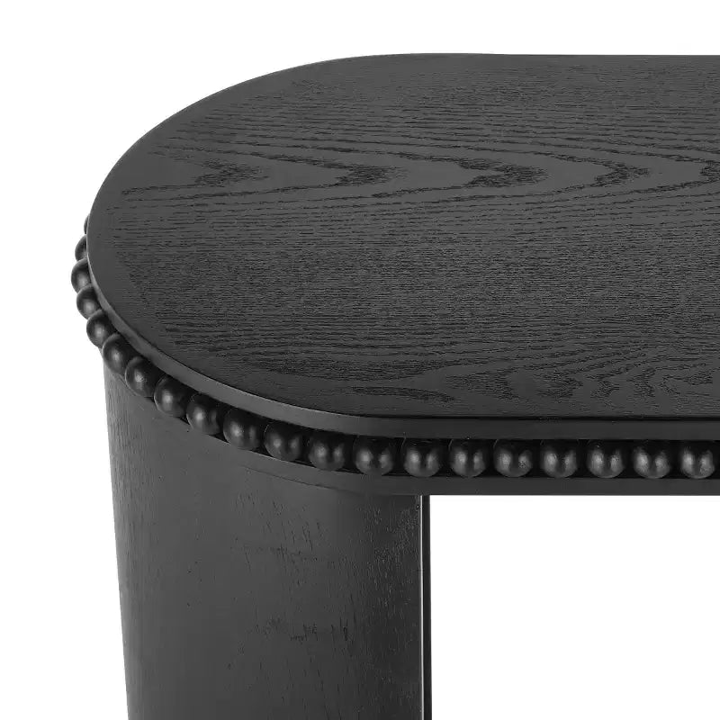 60 Entryway Console Table with Reversible Curved Legs, Vintage Entryway Accent Table for Hallway, Living Room, or Behind Sofa-Panipeachy