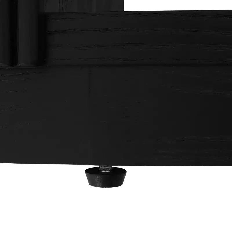 Whisen Elegant Entryway Console Table, Modern Hallway Table, Slim Sofa Table with Open Shelf & Elegant Wood Grain