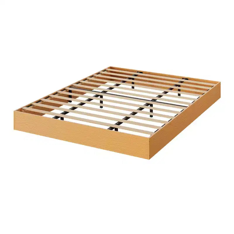 Wood Platform Bed Frame,Twin XL Size with Sturdy Slats, Modern Space-Saving Floor-Standing Design, No Box Spring & Easy Assembly