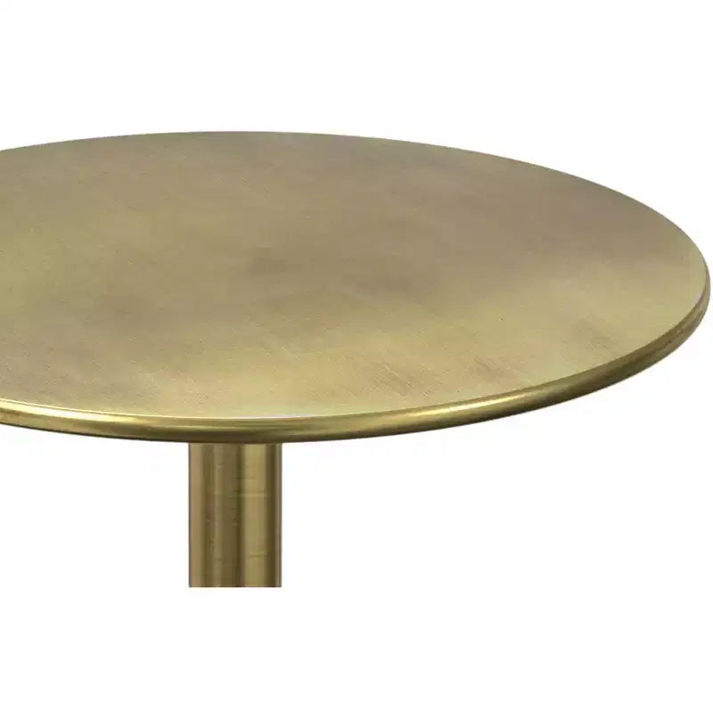 Betty Modern Contemporary 12 inch Wide Metal Side Table in Gold/Grey