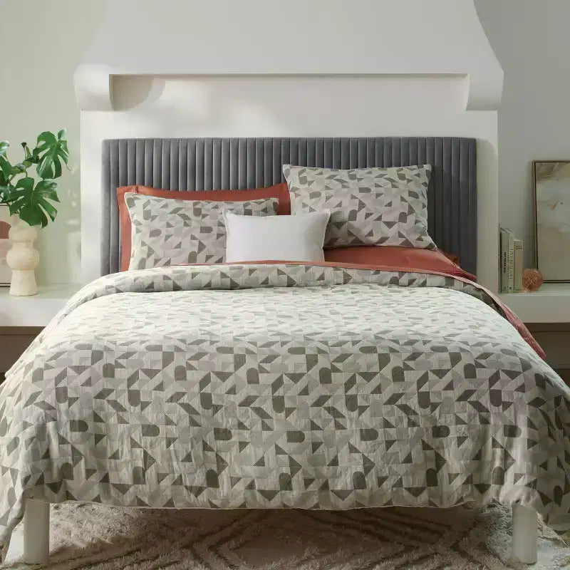 Emile Velvet Fabric Upholstered and Wood Headboard - Baxton Studio