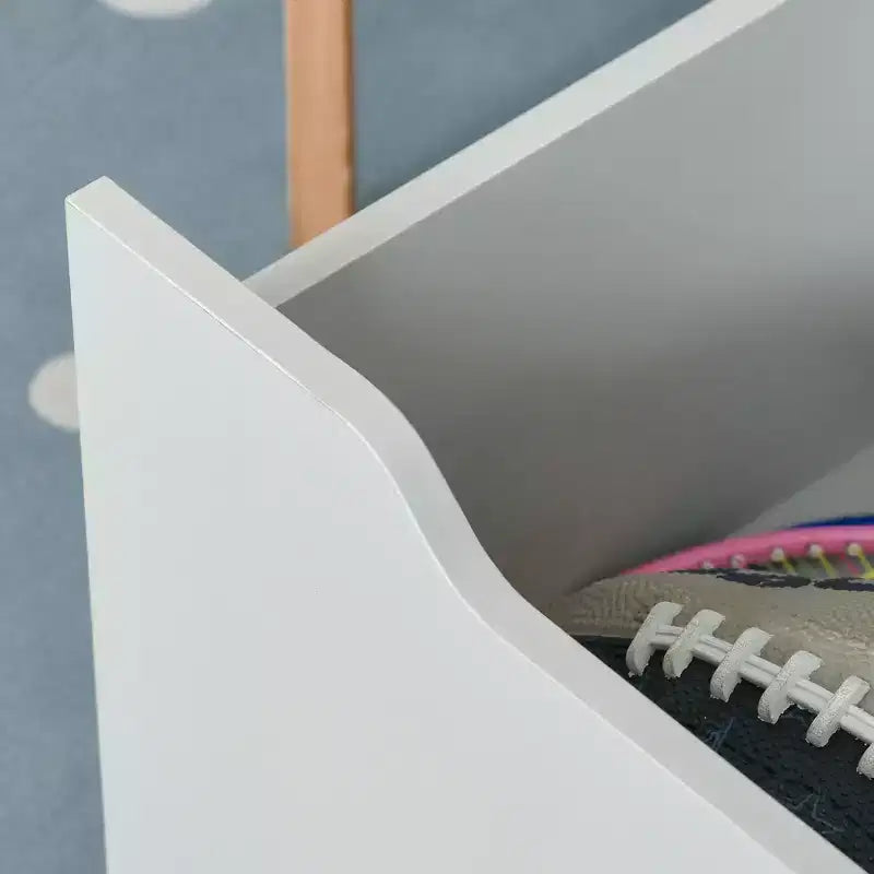 HOMCOM Kids Bookcase Multi-Shelf Rack Organizer with Storage Drawer for Books for Bedroom or Playroom