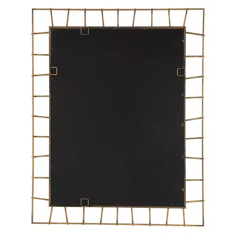 Uttermost Townsend 40 x 32 Antique Gold Finish Openwork Wall Mirror