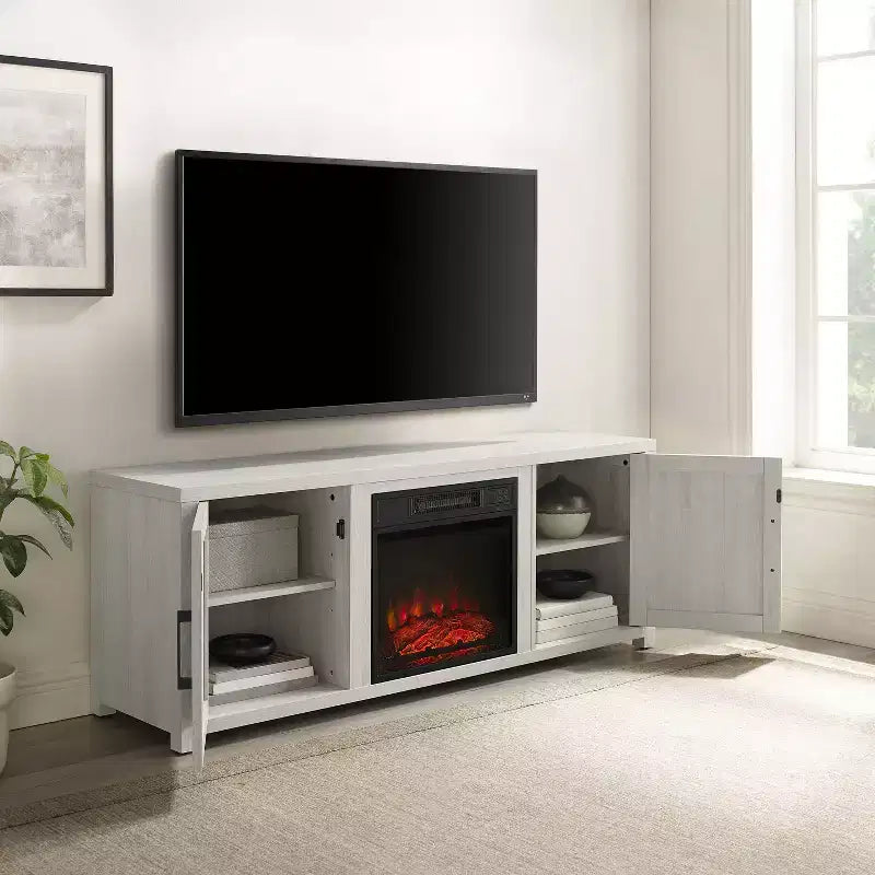 58 Gordon Low Profile TV Stand for TVs up to 65 with Fireplace - Crosley